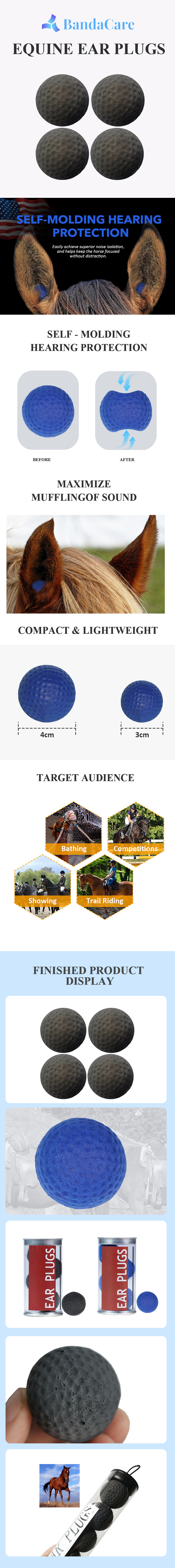 Equine Ear Plugs Equine Ear Plugs