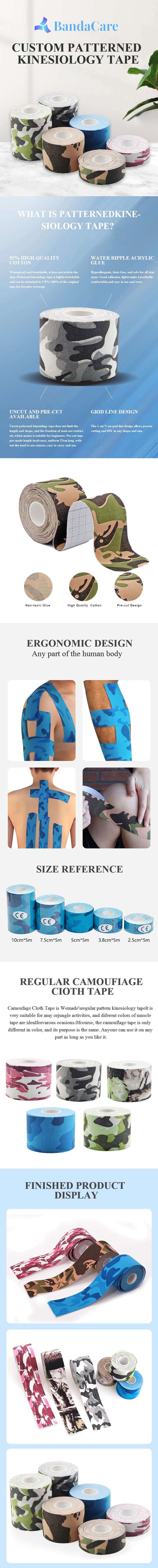 Custom Patterned Kinesiology Tape Custom Patterned Kinesiology Tape