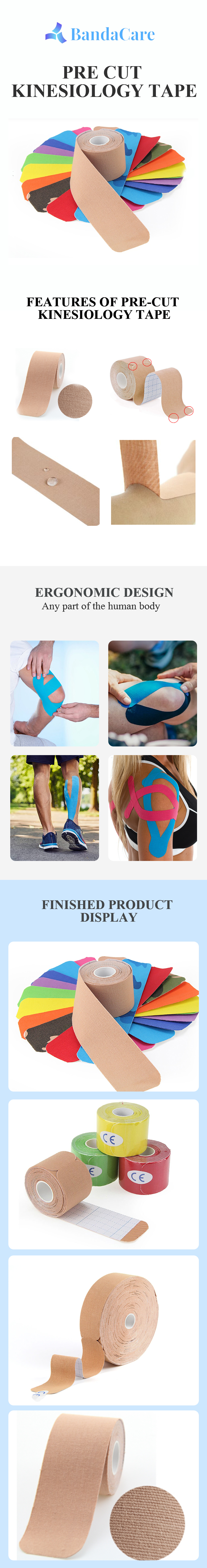 Pre Cut Kinesiology Tape Pre Cut Kinesiology Tape