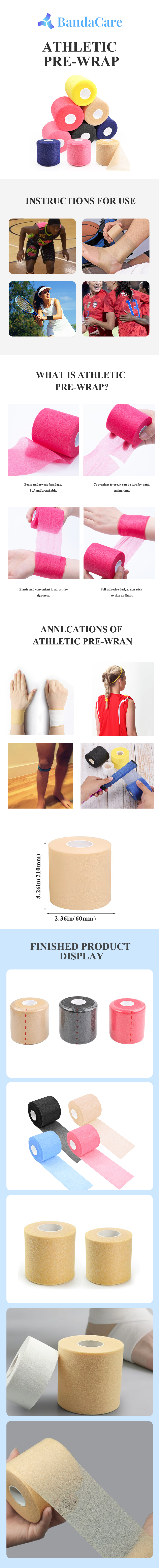 Athletic pre-wrap Athletic pre-wrap