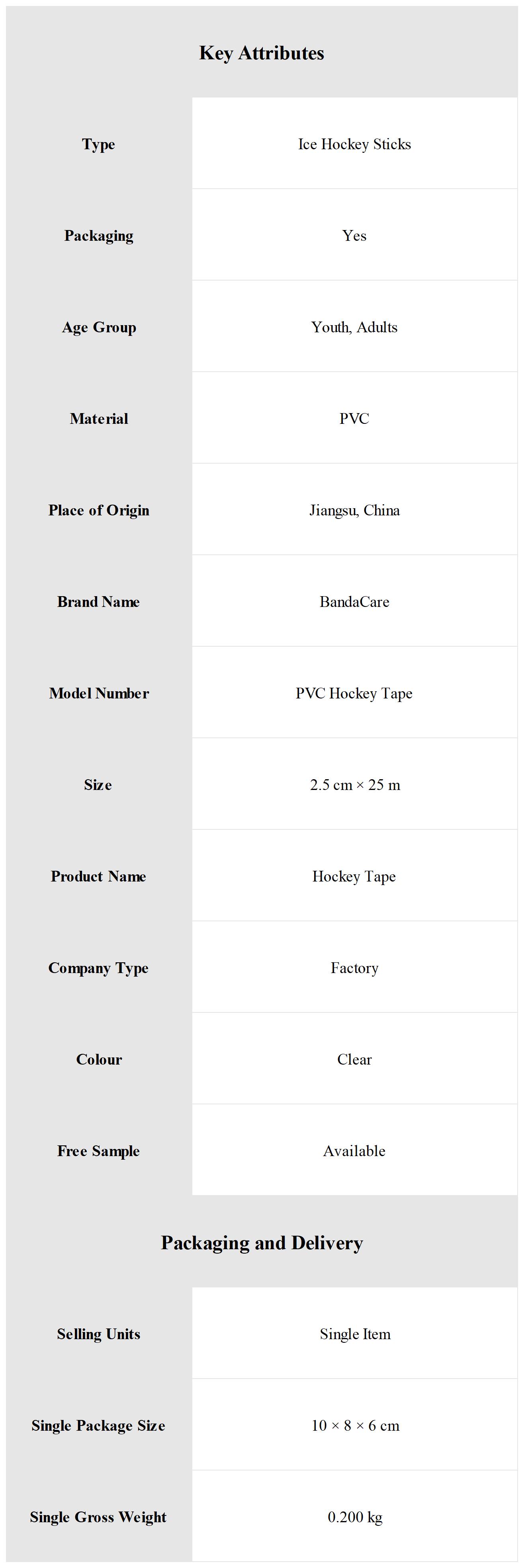Clear Hockey Tape Clear Hockey Tape