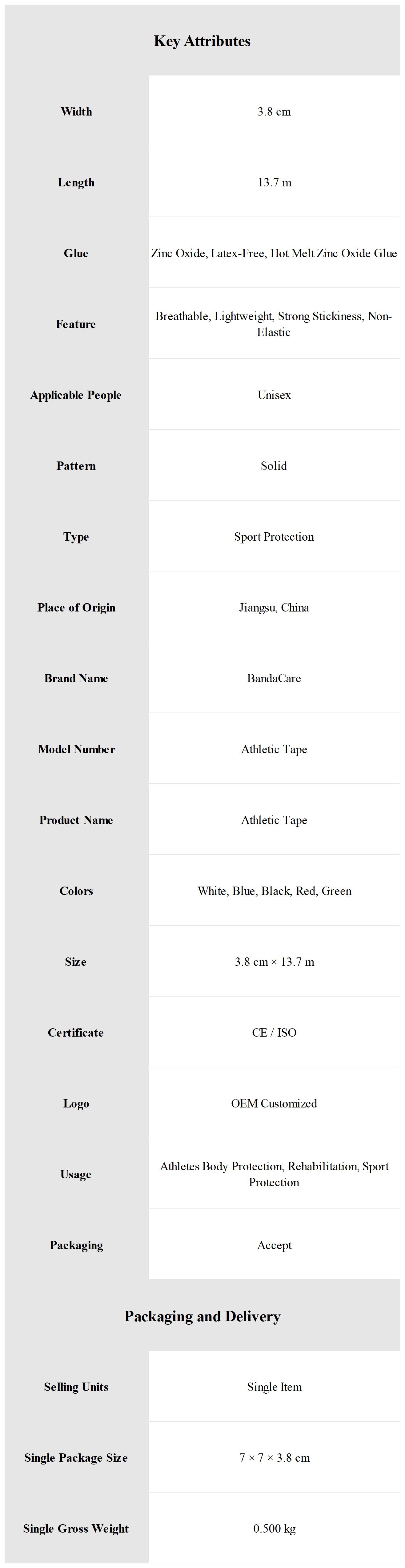Rigid Strapping Tape